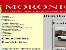 Tablet Screenshot of moroneybody.com